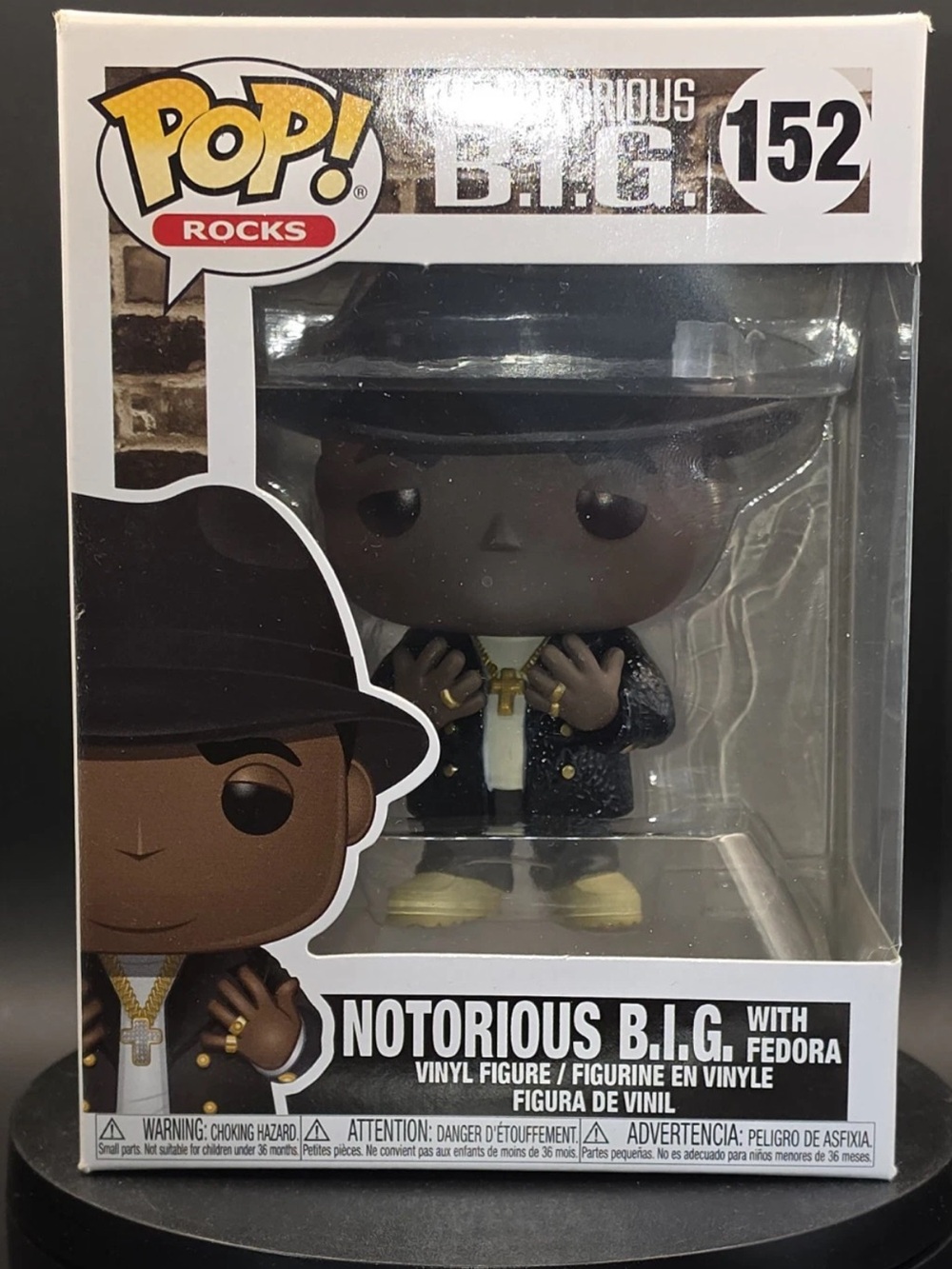 Notorious Big Funko Pop Rocks Hip Hop Music Toy Figure